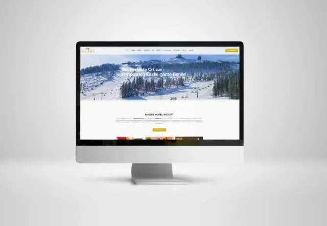 Website von Maiers Hotel – Webdesign für ein Hotel